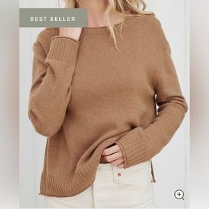JENNI KAYNE
Everyday Sweater. Dark Camel. Size small. New with Tags.